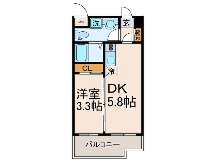 ルネッサンス２１　博多の物件間取画像