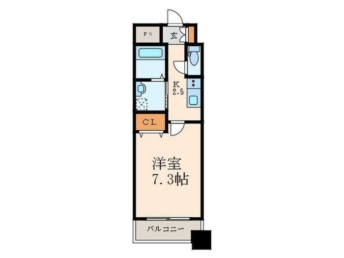 プレジールの物件間取画像