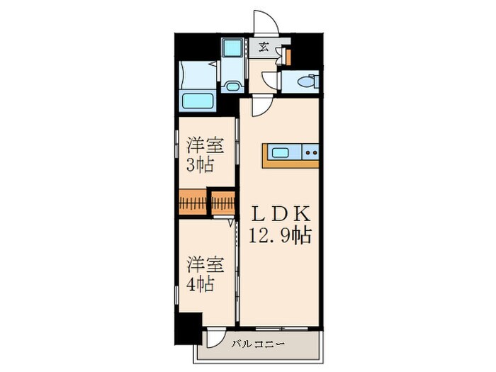 デザイナーズざ京の物件間取画像