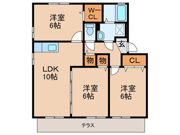 セントラルの物件間取画像