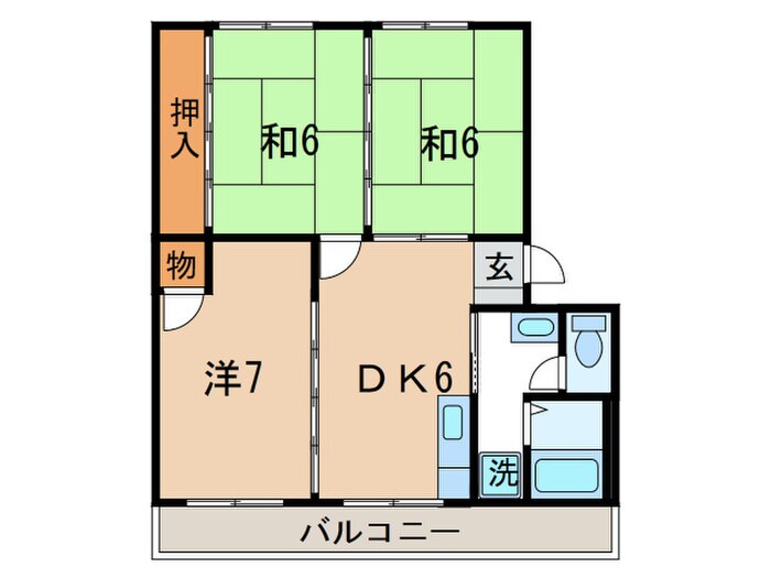 ハイツ池田の物件間取画像