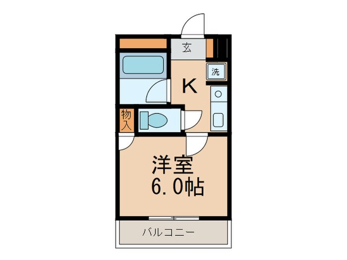 ピュアプレイス香椎の物件間取画像