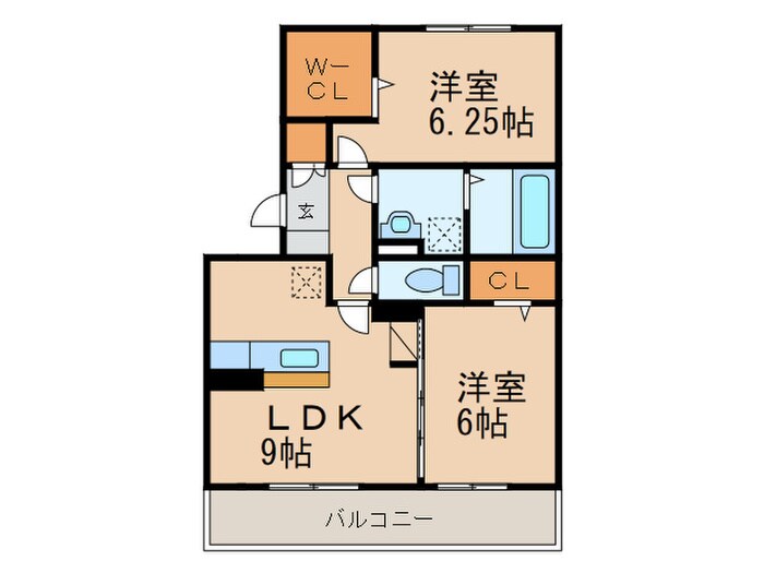 ボヌールの物件間取画像