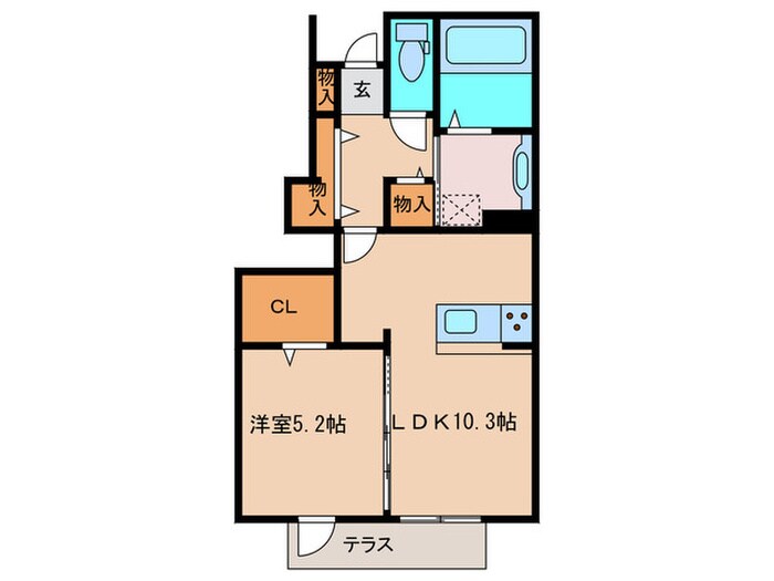 D-room彩都ピアの物件間取画像