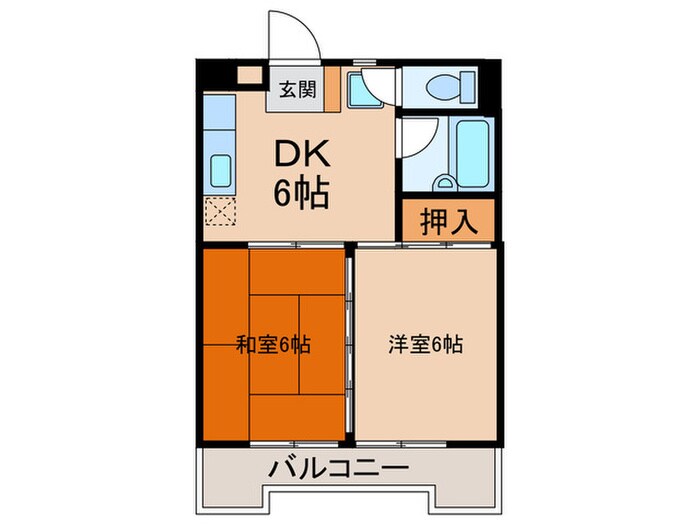 ゼウス大橋10の物件間取画像