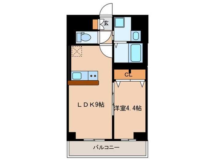 リシェ薬院の物件間取画像