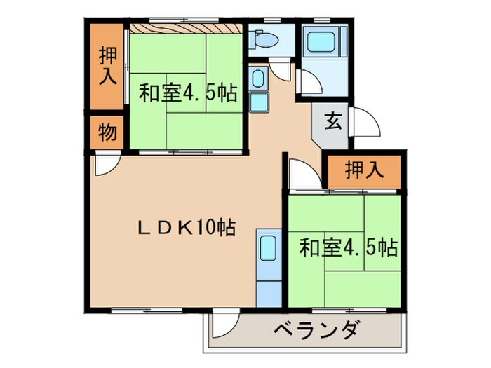 タカタメイゾンの物件間取画像