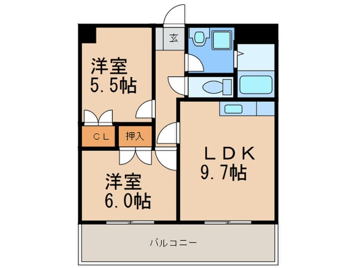 アーバン香椎神宮の物件間取画像