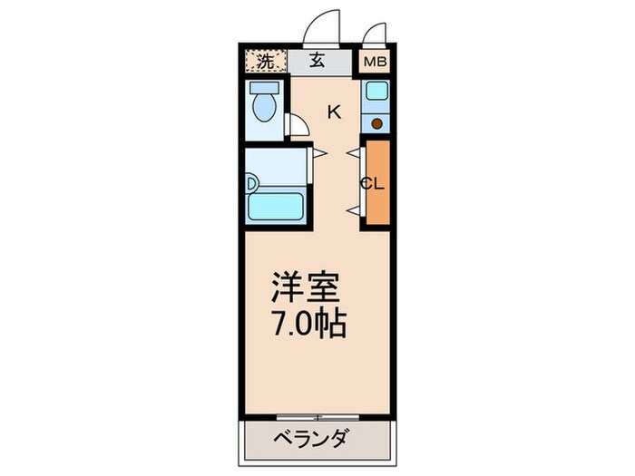 シャルム住吉の物件間取画像