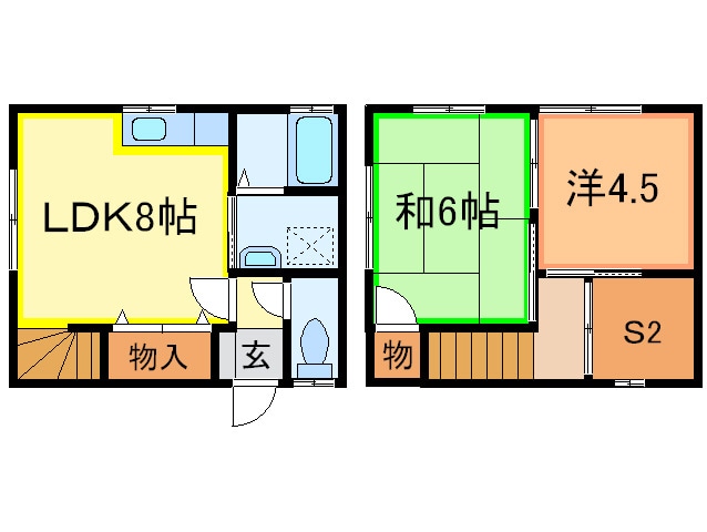 コーポ中山　Ⅱの物件間取画像