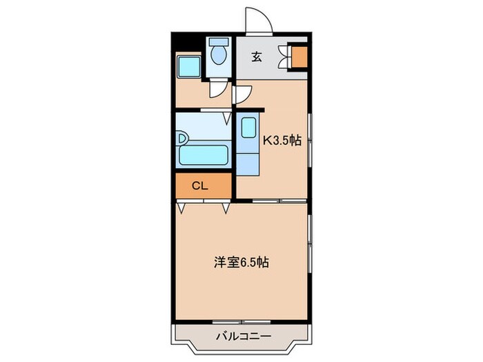 スカイヒルズMの物件間取画像