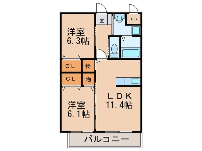 ソフィア２１の物件間取画像