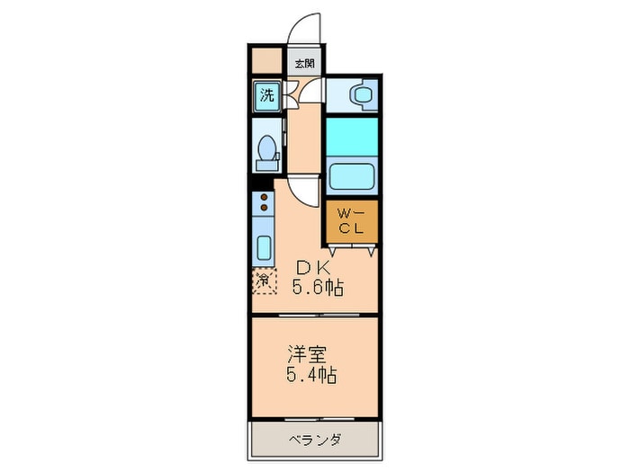 イルマ－レ博多の物件間取画像