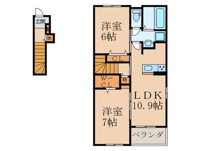 メゾンド悠Ａの物件間取画像