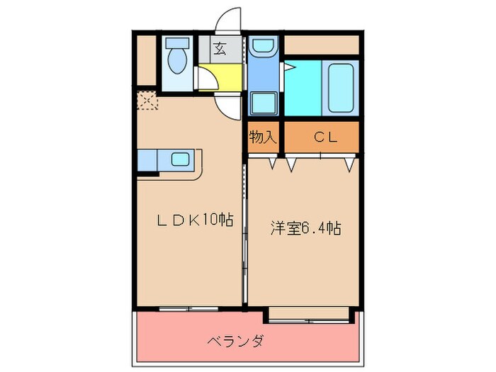 フォレストコ－トの物件間取画像