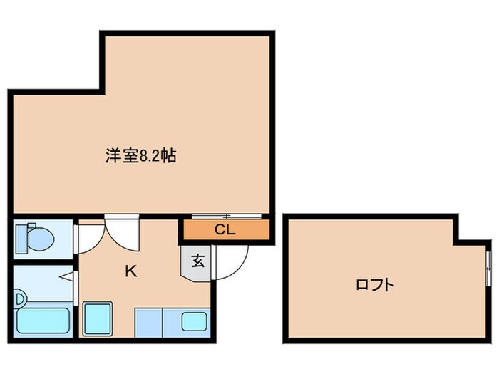 ポラリス室見南の物件間取画像