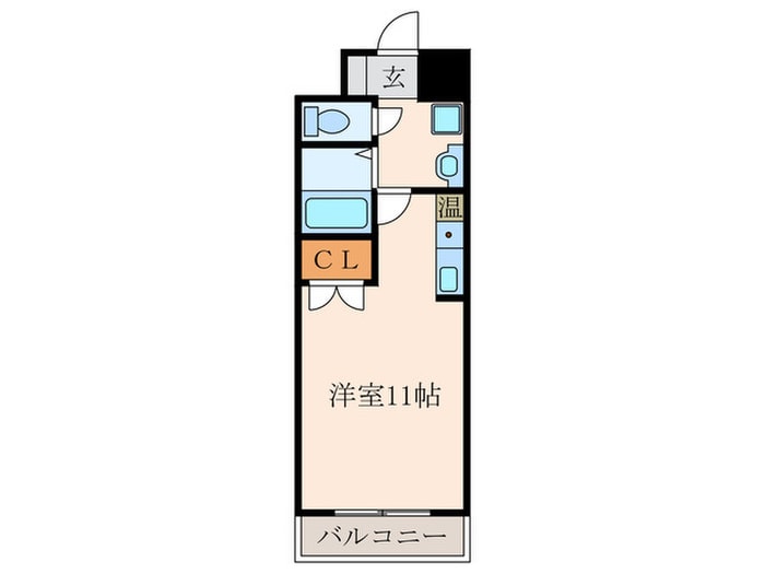 ｵｰｸﾗﾝドｱｻｰﾄ折尾の物件間取画像