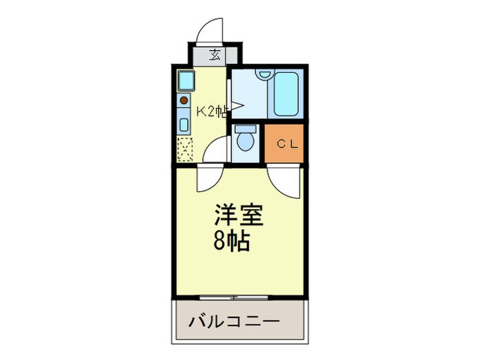 アリビラ平尾の物件間取画像