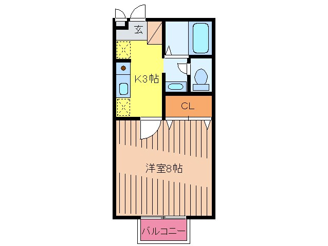 ＰＩＡ欅Ａ棟の物件間取画像