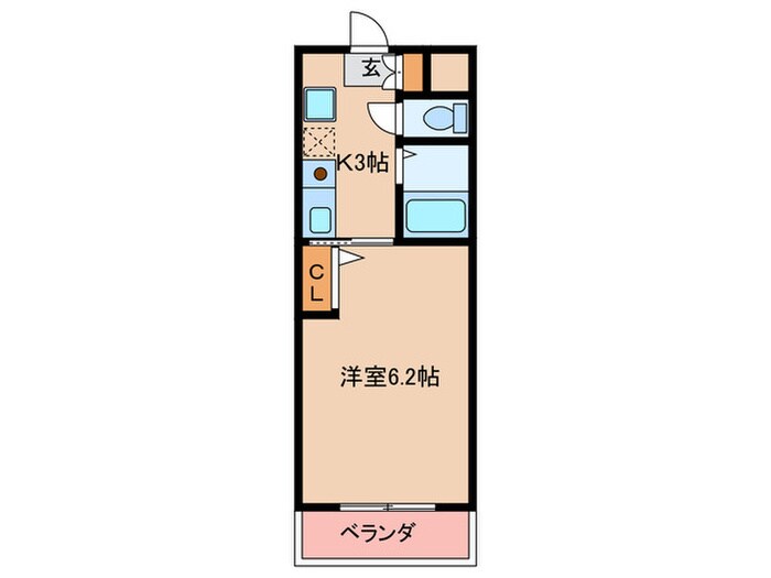 エクセラン新宮の物件間取画像