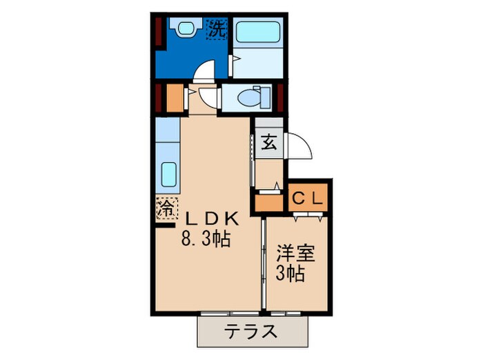 ソレール　ヴィラの物件間取画像