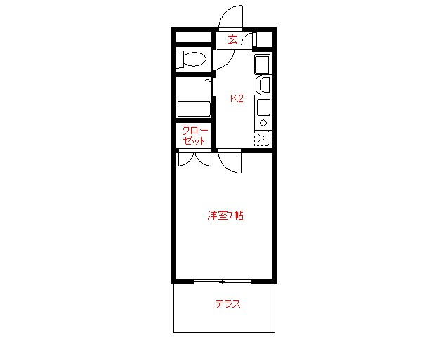 ア－サ－コ－ト大濠(103)の物件間取画像