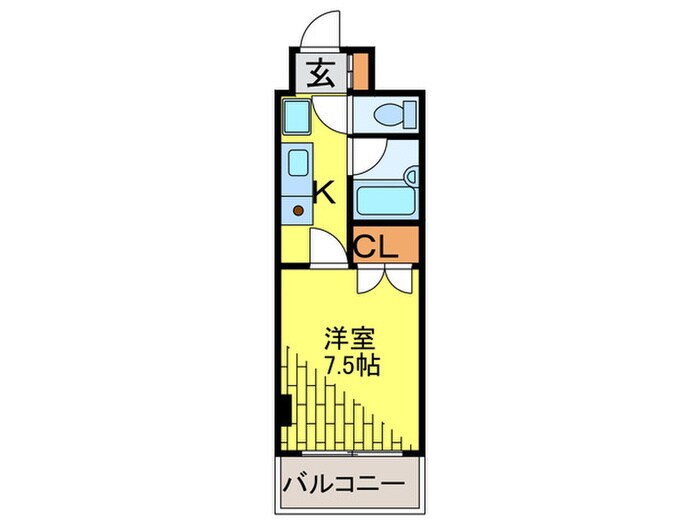 ビバーン平尾駅前の物件間取画像
