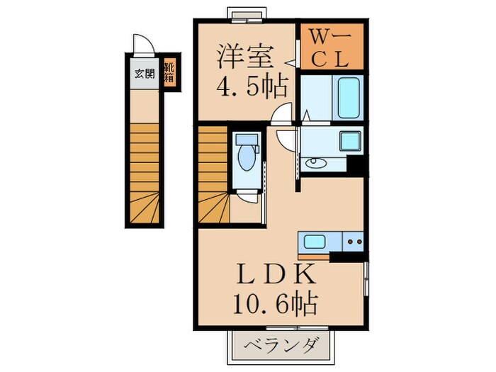 ＮＹスタイルズ苅田の物件間取画像