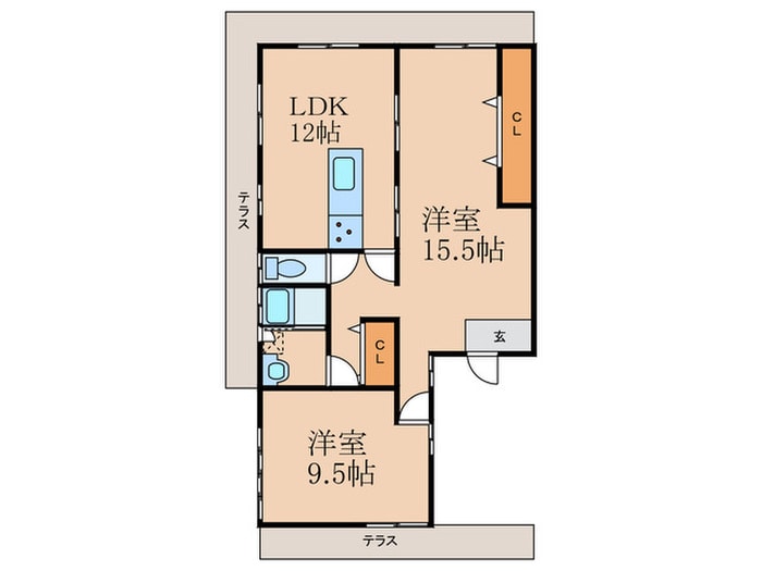 イメージ１の物件間取画像