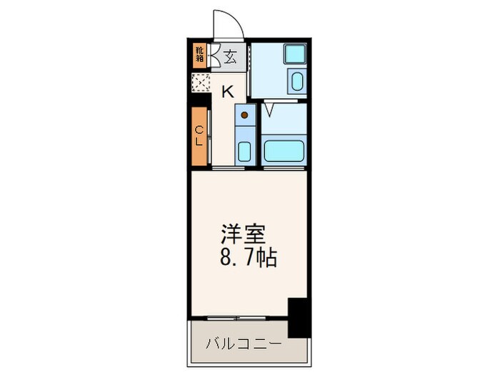 ｻｳﾞｫｲｵｰｻｰｽﾞﾌﾟﾚｲｽ（1107）の物件間取画像