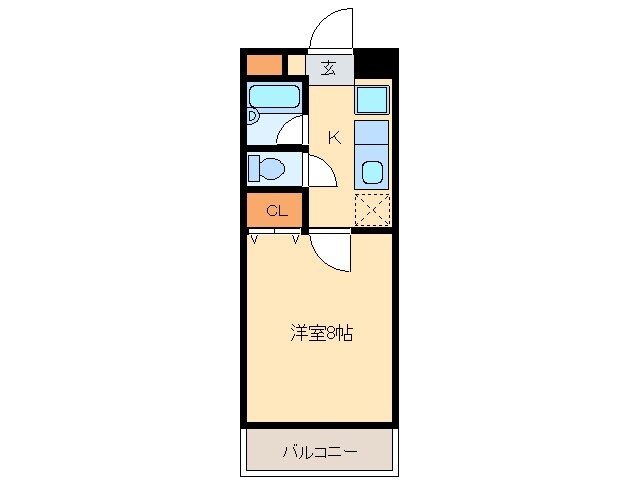 第６マルヤビル箱崎の物件間取画像