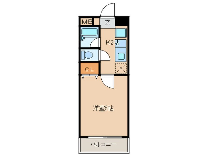 第６マルヤビル箱崎の物件間取画像