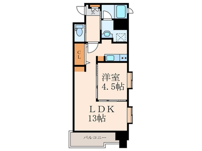 コンプレート金田の物件間取画像