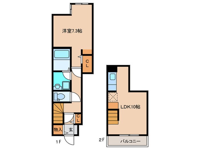 シック・ベルクの物件間取画像
