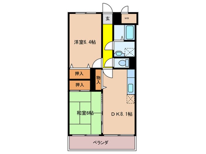 ビューポイントの物件間取画像
