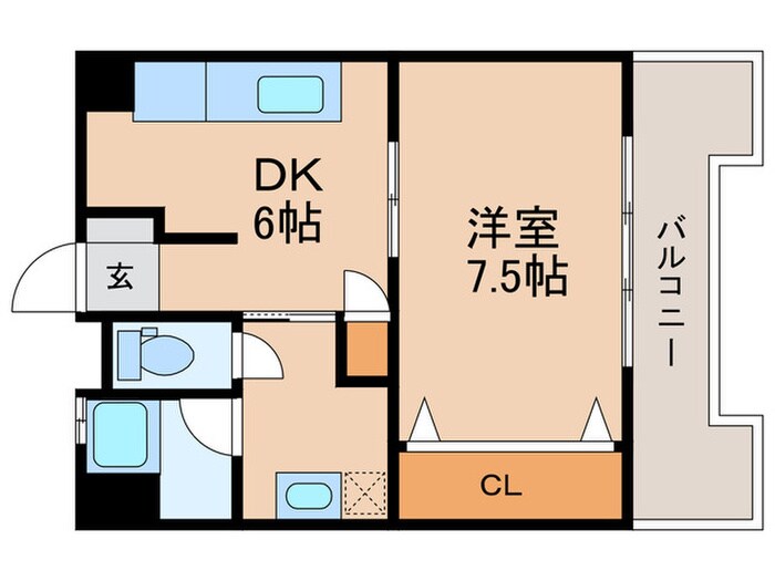 シャトレ城戸の物件間取画像