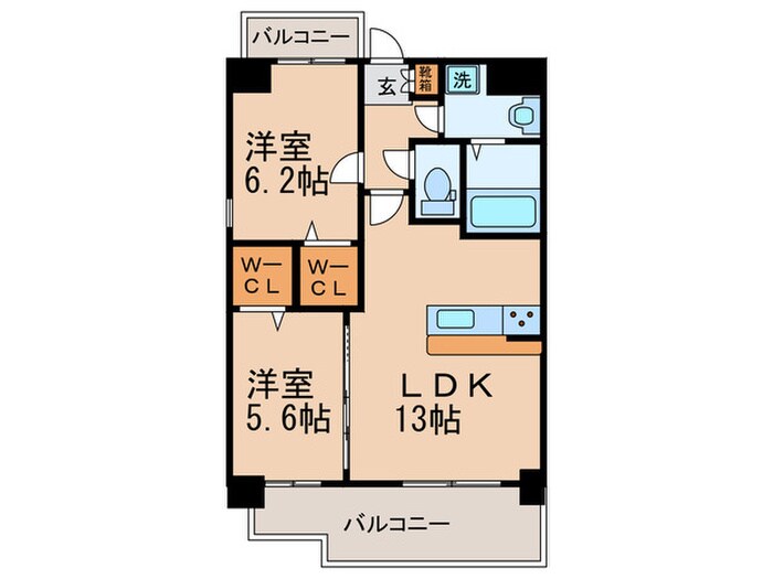 ファーストポイント東比恵の物件間取画像