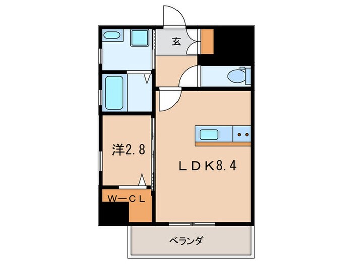 ＴＨＥ ＨＩＬＬＳ ＫＯＫＵＲＡの物件間取画像