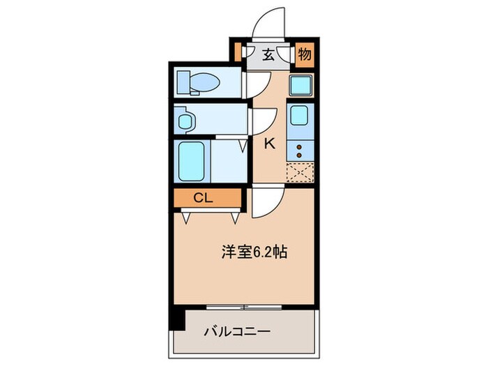 ブランシエスタ千早RJRの物件間取画像