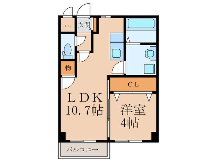 カルプシャンテの物件間取画像