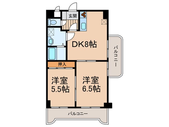 ロイヤルマジェスティの物件間取画像