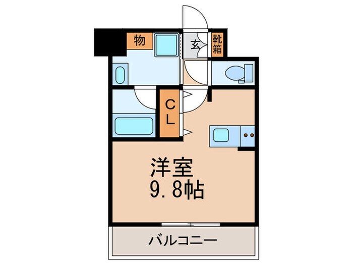 ｴﾝｸﾚｽﾄ博多THE　TIME（708）の物件間取画像