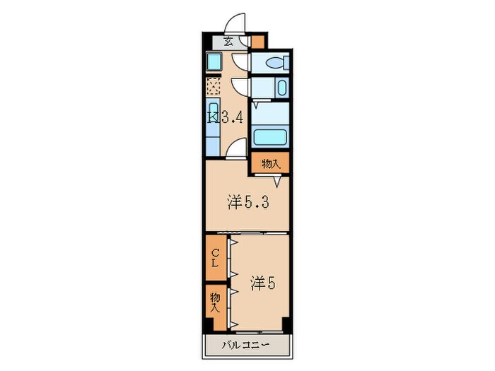 木下鉱産ビルⅡの物件間取画像