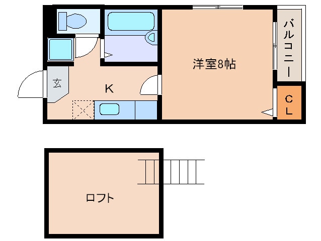 ポラリス室見西の物件間取画像