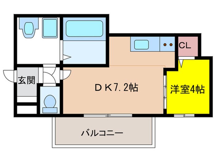 グラシューズメゾン高宮東の物件間取画像