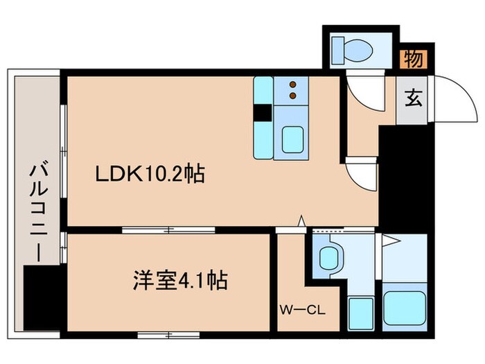 S-FORT鹿児島駅前ベイサイドの物件間取画像