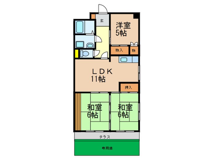 シュライン参道の物件間取画像