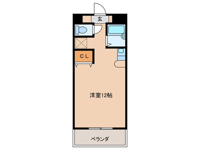 サンクスビルの物件間取画像