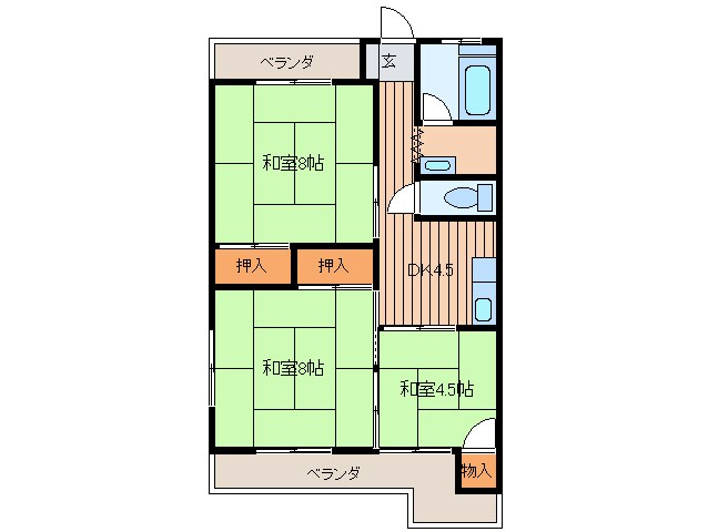 Ｆ・ＢＩＬＤの物件間取画像