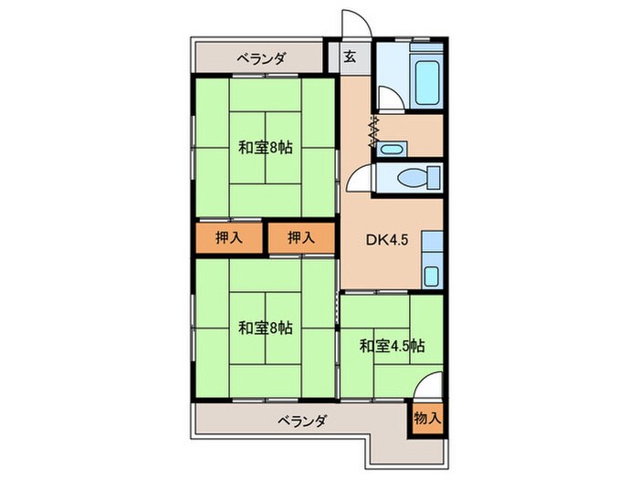 Ｆ・ＢＩＬＤの物件間取画像